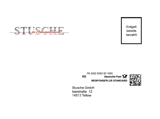 Neuer Freiumschlag mit QR-Code